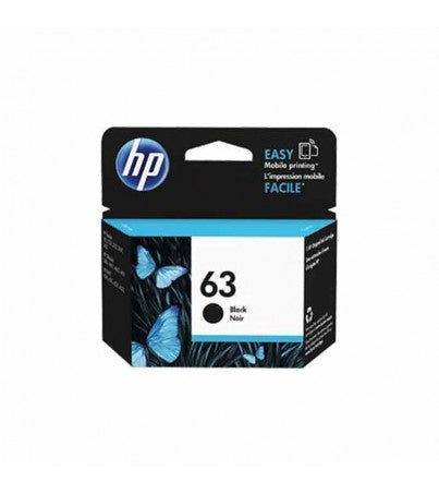 HP 63 Black Ink Cartridge F6U62AA