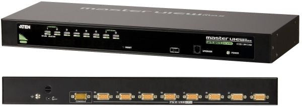 Aten CS1308 Economical 8-port Multi-platform KVM with OSD, 19" RMK, Power adaptor