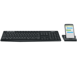 K375s MULTI-DEVICE Wireless Keyboard and Stand Combo | Dual Mode Wireless & Bluetooth