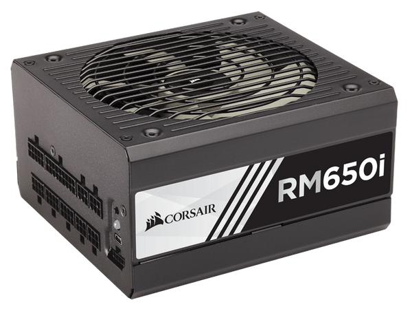 Corsair RMi Series 650W Fully Modular Power Supply Gold ** Japanese caps ** ( 10yrs ) - 3.16 KG