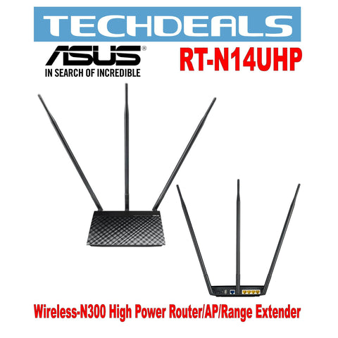 Asus RT-N14UHP Wireless-N300 High Power Router/AP/Range Extender