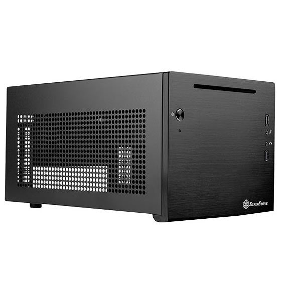 SilverStone SST-SG08 Black Mini-ITX Casing with 600W 80+ Bronze PSU