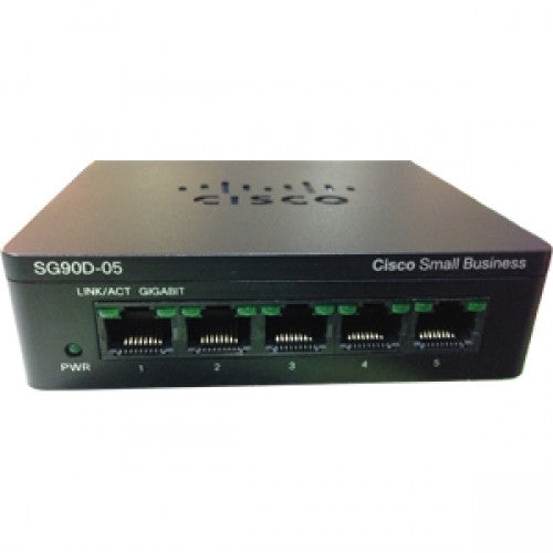 Cisco SG90D-05 5-Port Gigabit Desktop Switch ( UK Power Cord)