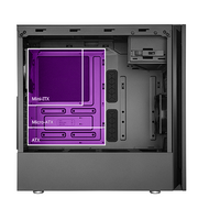 SILENCIO S600 ATX CASE w/Tempered Glass / SD CARD READER PC Case