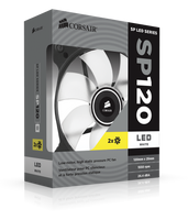 Corsair Air Series SP120 LED White High Static Pressure 120mm Fan (0.72 KG)