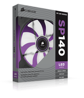 Corsair Air Series SP140 LED Purple High Static Pressure 140mm Fan (0.72 KG)