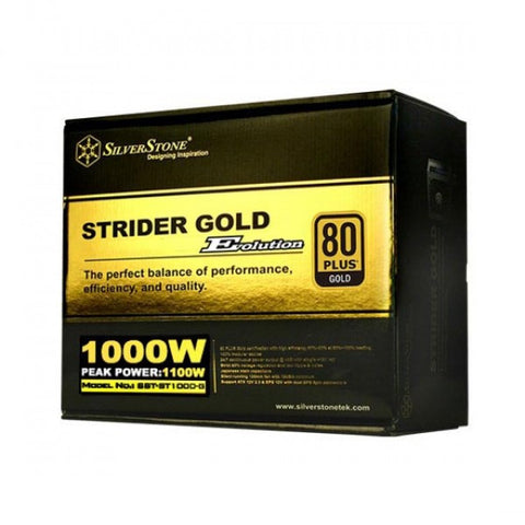 SilverStone SST-ST1000-G EVO Strider Gold Evolution 1000W 80 Plus Gold, Full Modular