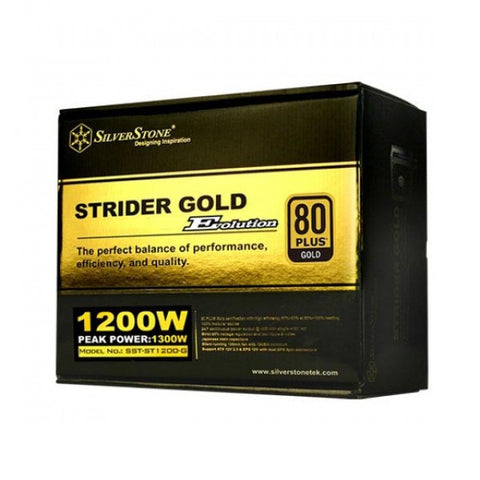 SilverStone SST-ST1200-G EVO Strider Gold Evolution 1200W 80 Plus Gold, Full Modular