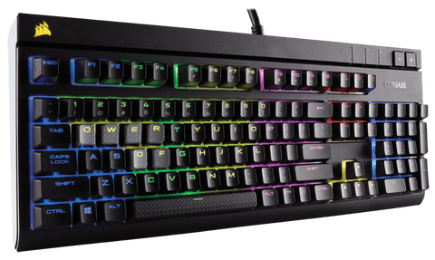 Corsair STRAFE RGB Mechanical Gaming Keyboard, Backlit Multicolor LED, Cherry MX BROWN
