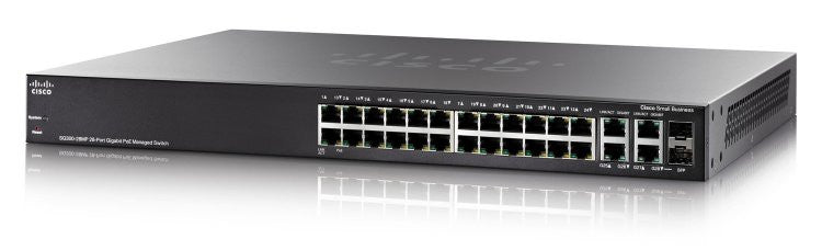 Cisco SG300-28MP 28-port Gigabit Max-PoE Managed Switch 375W (POE+ supported)