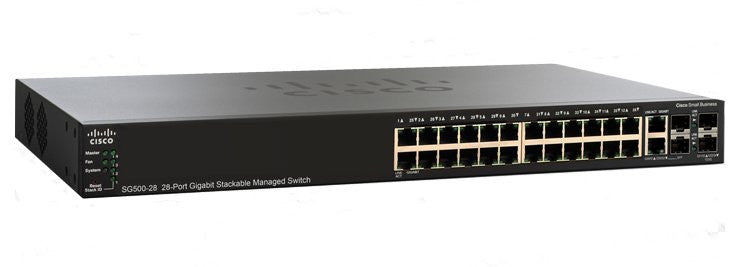 Cisco Cisco SG500-28 28-port Gigabit Stackable Managed Switch