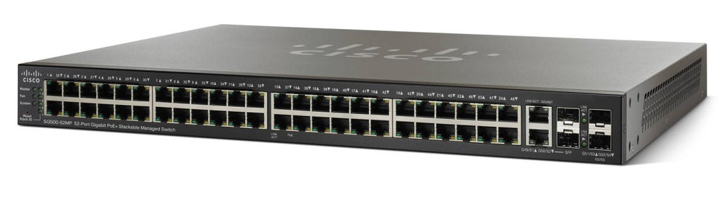 Cisco SG500-52MP 52-port Gigabit Max PoE+ Stackable Managed Switch