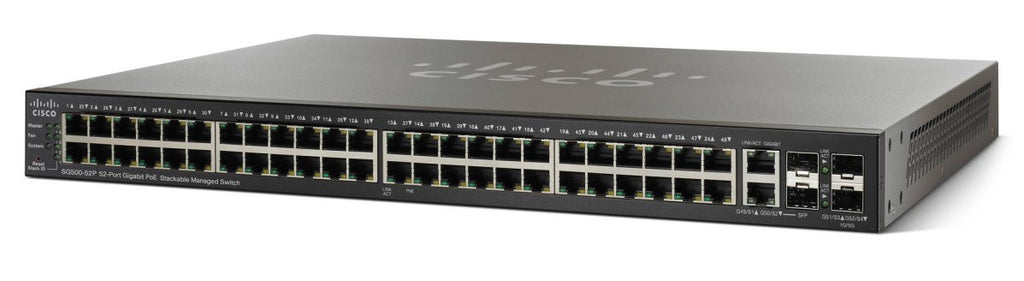 Cisco Cisco SG500-52P 52-port Gigabit POE Stackable Managed Switch