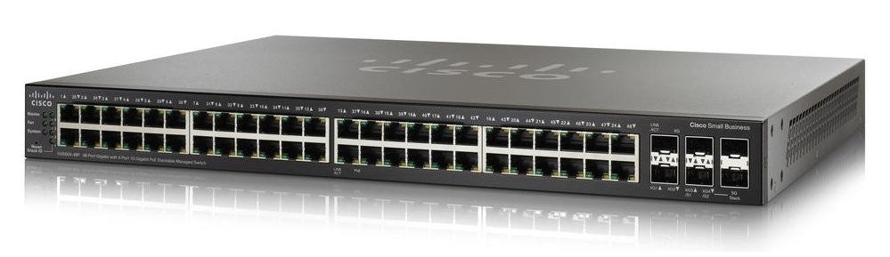 Cisco 48-Port Gig with 4-Port 10-Gigabit Stackable Managed Switch