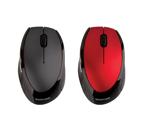 W80 Blue LED Wireless Optical Mouse | Grey | Red