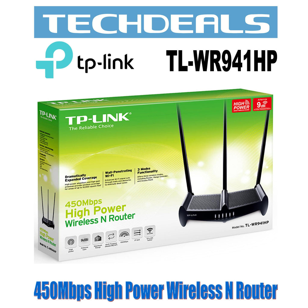 TP-Link TL-WR941HP N450 High Power Wi-Fi Router